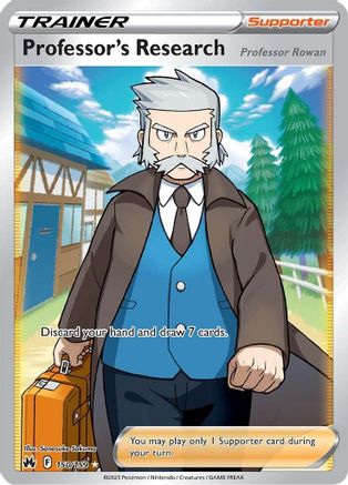 Professor's Research (150/159) (Full Art) [Sword & Shield: Crown Zenith]-1
