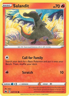 Salandit (027/159) [Sword & Shield: Crown Zenith]-1