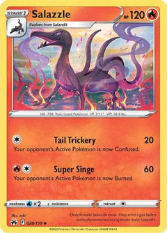 Salazzle (028/159) [Sword & Shield: Crown Zenith]-1