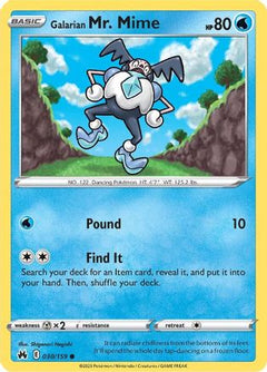 Galarian Mr. Mime (030/159) [Sword & Shield: Crown Zenith]-1