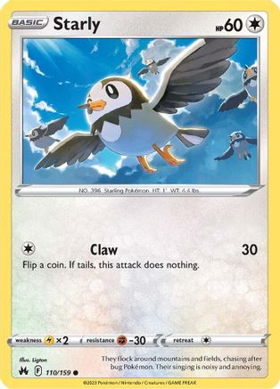 Starly (110/159) [Sword & Shield: Crown Zenith]-1