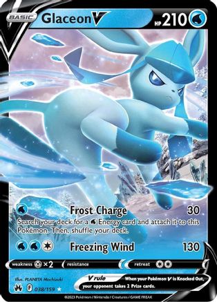 Glaceon V (038/159) [Sword & Shield: Crown Zenith]-1