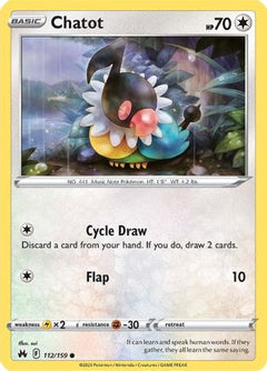 Chatot (112/159) [Sword & Shield: Crown Zenith]-1