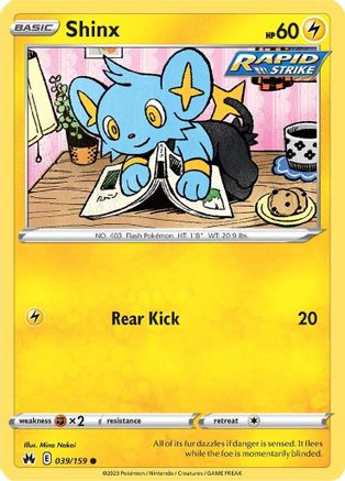 Shinx (039/159) (39) [Sword & Shield: Crown Zenith]-1