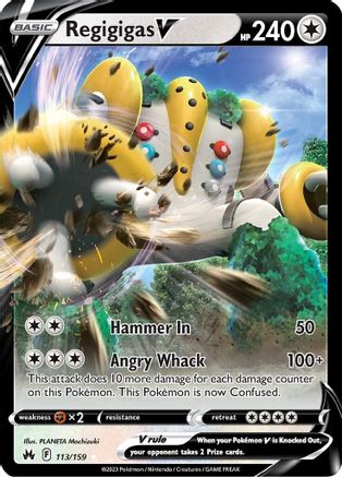 Regigigas V (113/159) [Sword & Shield: Crown Zenith]-1