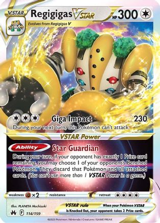 Regigigas VSTAR (114/159) [Sword & Shield: Crown Zenith]-1