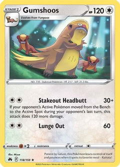 Gumshoos (118/159) [Sword & Shield: Crown Zenith]-1