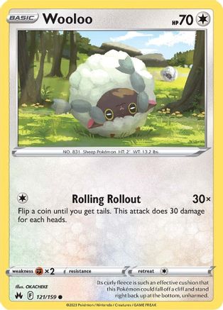 Wooloo (121/159) [Sword & Shield: Crown Zenith]-1