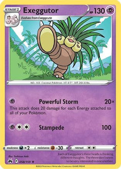 Exeggutor (058/159) [Sword & Shield: Crown Zenith]-1