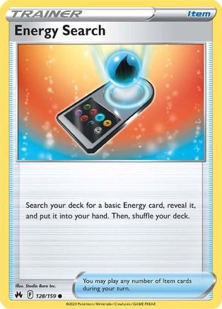 Energy Search (128/159) [Sword & Shield: Crown Zenith]-1