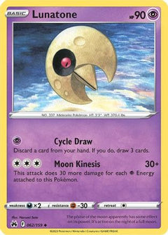 Lunatone (062/159) [Sword & Shield: Crown Zenith]-1