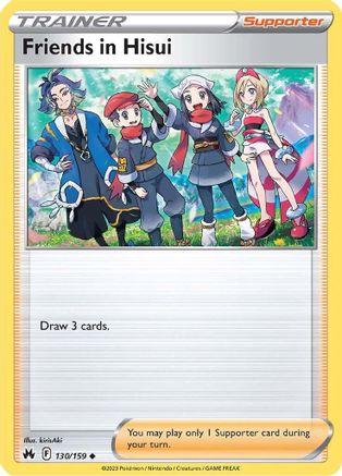 Friends in Hisui (130/159) [Sword & Shield: Crown Zenith]-1