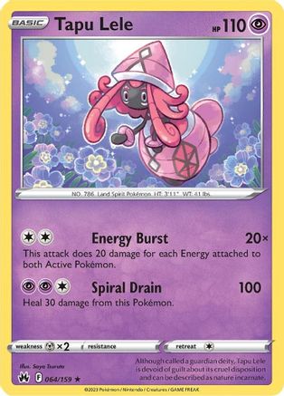 Tapu Lele (064/159) [Sword & Shield: Crown Zenith]-1