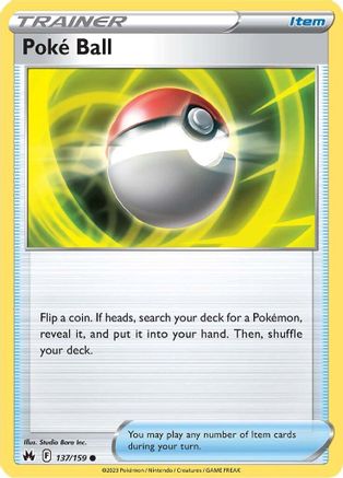 Poke Ball (137/159) [Sword & Shield: Crown Zenith]-1