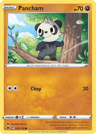 Pancham (072/159) [Sword & Shield: Crown Zenith]-1