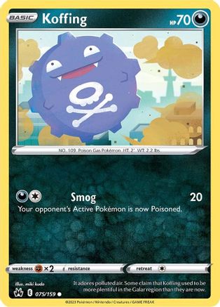 Koffing (075/159) [Sword & Shield: Crown Zenith]-1