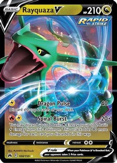 Rayquaza V (100/159) [Sword & Shield: Crown Zenith]-1