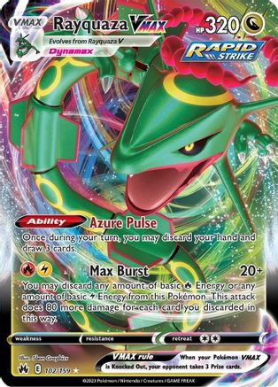 Rayquaza VMAX (102/159) (102) [Sword & Shield: Crown Zenith]-1