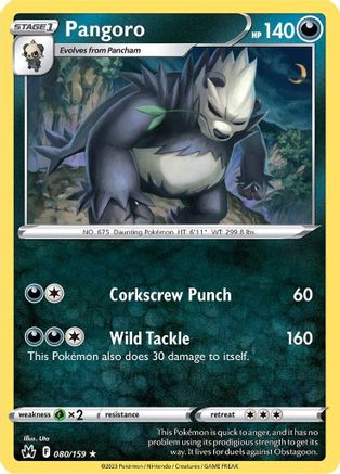 Pangoro (080/159) [Sword & Shield: Crown Zenith]-1