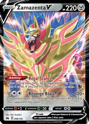 Zamazenta V (098/159) [Sword & Shield: Crown Zenith]-1