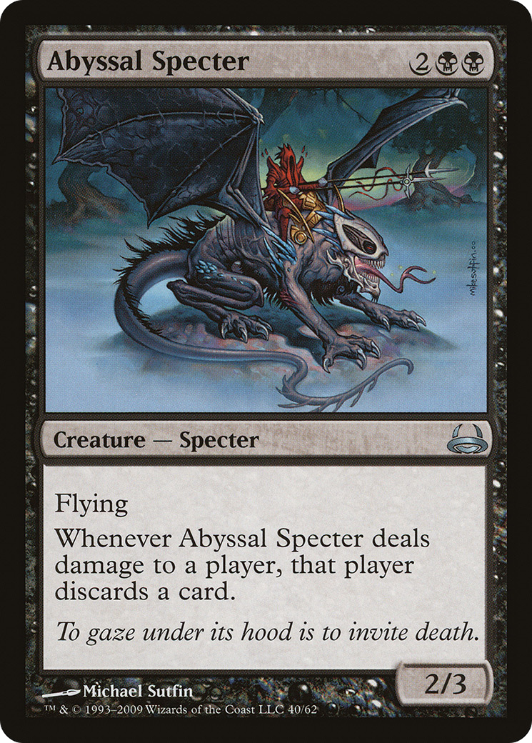 Abyssal Specter [Duel Decks: Divine vs. Demonic]-1