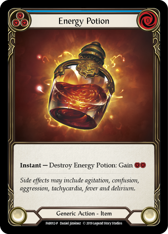 Energy Potion [FAB012-P] (Promo)  1st Edition Cold Foil-1