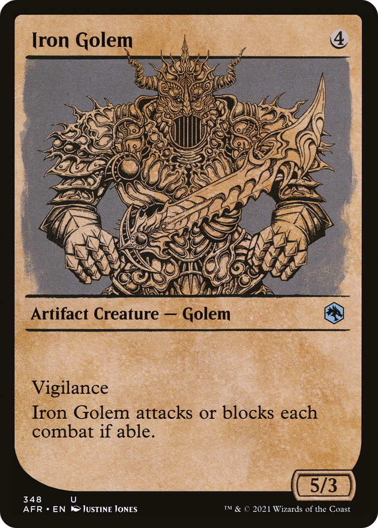 Iron Golem (Showcase) [Dungeons & Dragons: Adventures in the Forgotten Realms]-1