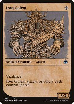 Iron Golem (Showcase) [Dungeons & Dragons: Adventures in the Forgotten Realms]-1