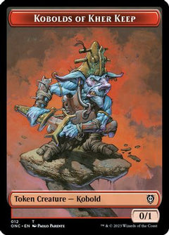 Kobolds of Kher Keep // Dragon Double-Sided Token [Phyrexia: All Will Be One Commander Tokens]-3