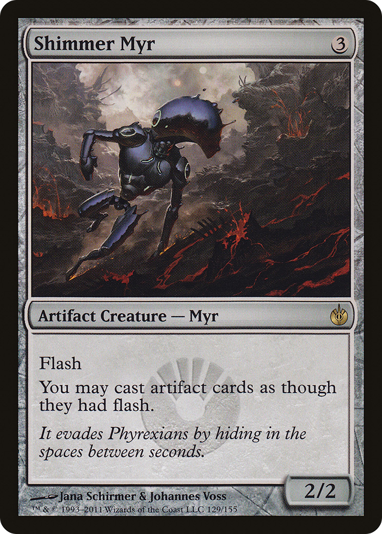 Shimmer Myr [Mirrodin Besieged]-1