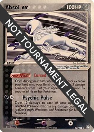 Absol ex (92/108) (Legendary Ascent - Tom Roos) [World Championships 2007]-1