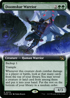 Doomskar Warrior (Extended Art) [March of the Machine]-1