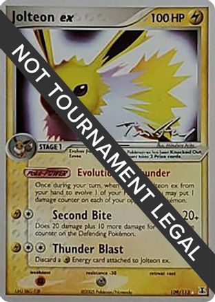 Jolteon ex (109/113) (Legendary Ascent - Tom Roos) [World Championships 2007]-1