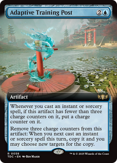 Adaptive Training Post (Extended Art) [Tarkir: Dragonstorm Commander]-1