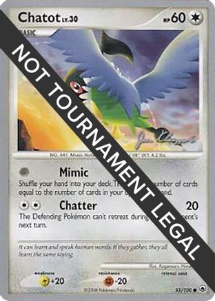 Chatot LV.30 (55/100) (Psychic Lock - Jason Klaczynski) [World Championships 2008]-1
