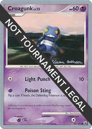 Croagunk LV.13 (60/100) (Intimidation - Tristan Robinson) [World Championships 2008]-1