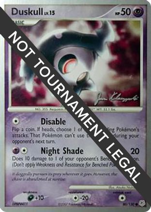 Duskull LV.15 (80/130) (Psychic Lock - Jason Klaczynski) [World Championships 2008]-1