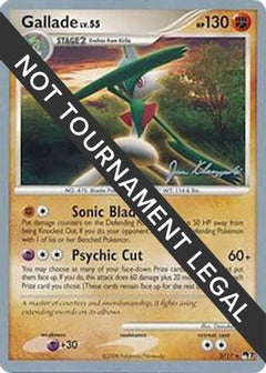Gallade LV.55 (2/17) (Psychic Lock - Jason Klaczynski) [World Championships 2008]-1