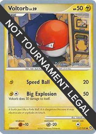 Voltorb LV.29 (117/132) (Intimidation - Tristan Robinson) [World Championships 2008]-1