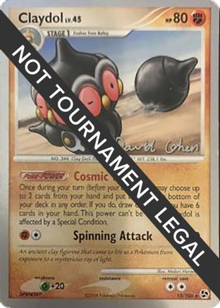 Claydol LV.45 (15/106) (Stallgon - David Cohen) [World Championships 2009]-1