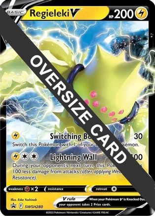 Regieleki V (SWSH280) (Jumbo Card) [Sword & Shield: Black Star Promos]-1