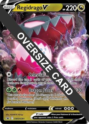 Regidrago V (SWSH281) (Jumbo Card) [Sword & Shield: Black Star Promos]-1