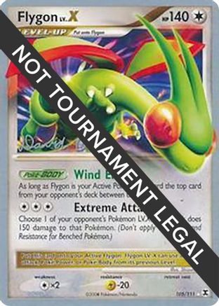 Flygon LV.X (105/111) (Stallgon - David Cohen) [World Championships 2009]-1