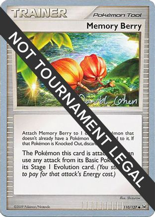Memory Berry (110/127) (Stallgon - David Cohen) [World Championships 2009]-1
