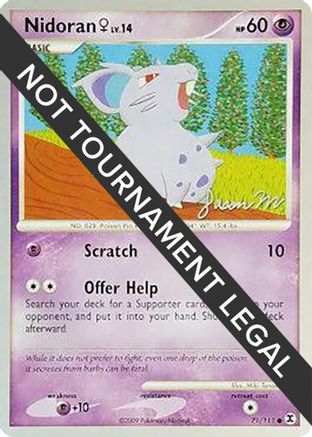 Nidoran♀ LV.14 (71/111) (Queengar - Jason Martinez) [World Championships 2009]-1