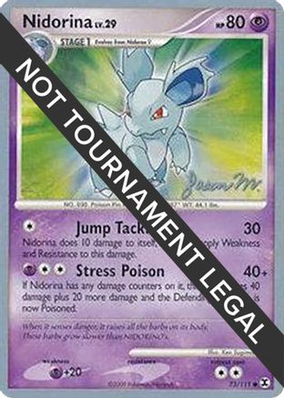 Nidorina LV.29 (73/111) (Queengar - Jason Martinez) [World Championships 2009]-1