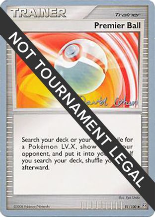 Premier Ball (91/100) (Stallgon - David Cohen) [World Championships 2009]-1