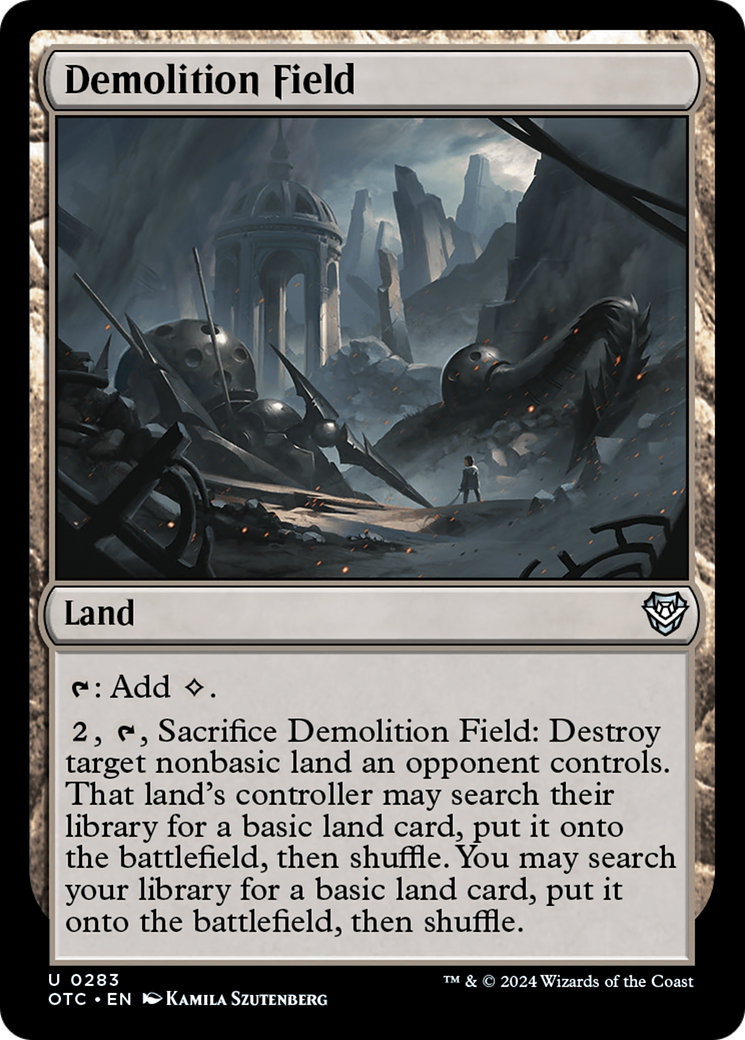 Demolition Field [Outlaws of Thunder Junction Commander]-1