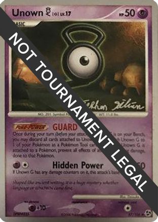 Unown G LV.17 (57/106) (Luxdrill - Stephen Silvestro) [World Championships 2009]-1