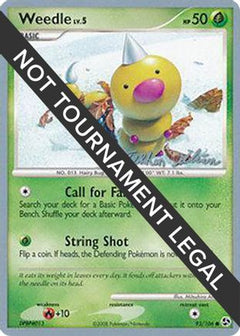 Weedle LV.5 (93/106) (Luxdrill - Stephen Silvestro) [World Championships 2009]-1